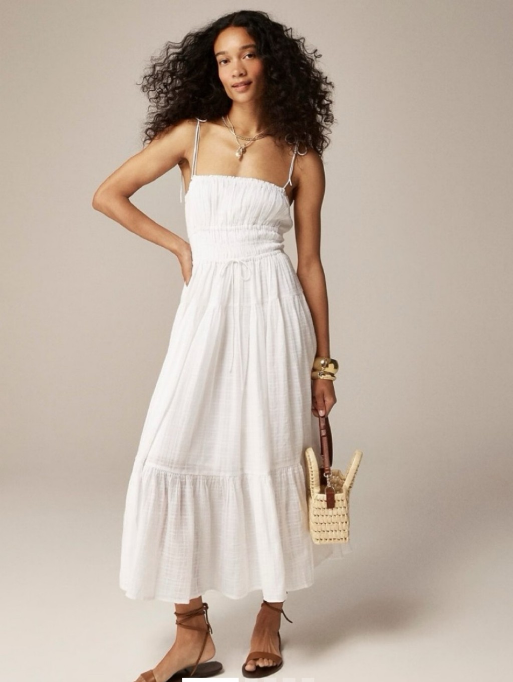 J. Crew Clio Textured Gauze Dress - Nwt